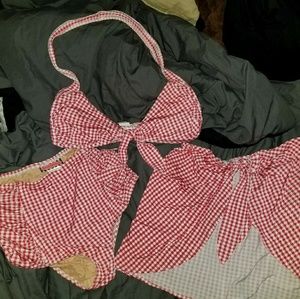 Pin up couture 3 piece bathing suit $65 obo